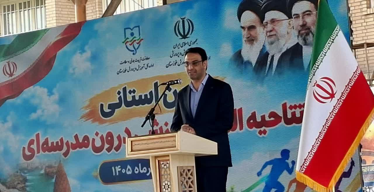 افزایش سرانه فضا‌های ورزشی دانش آموزان خوزستان